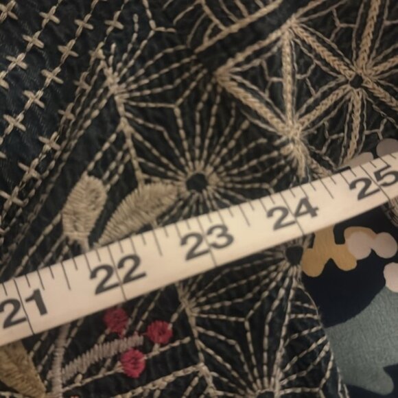 Johnny Was Viviana Embroidered Denim Cardigan - Picture 8 of 8